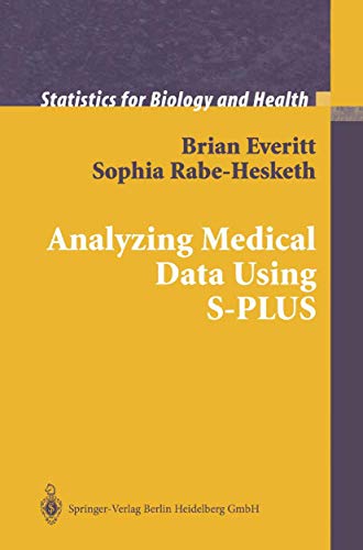 Stock image for Analyzing Medical Data Using S-PLUS (Statistics for Biology and Health) for sale by WorldofBooks