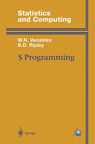 Beispielbild fr S Programming (Statistics and Computing) zum Verkauf von Reuseabook