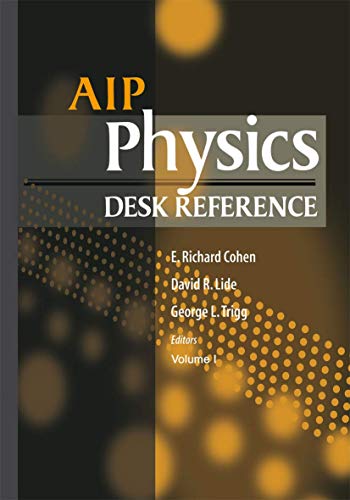 Imagen de archivo de AIP Physics Desk Reference (Physicist's Desk Reference) a la venta por HPB-Red