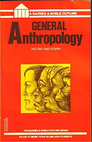 Imagen de archivo de General Anthropology (Coll. Outlines S) a la venta por Better World Books