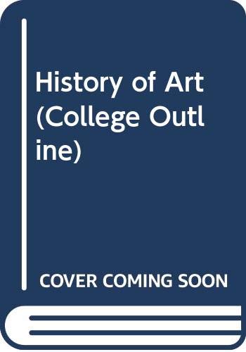 Imagen de archivo de History of Art (Barnes and Noble College Outline Series) a la venta por gearbooks