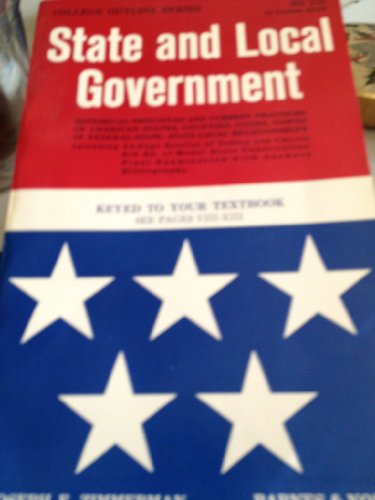 Stock image for State and local government (College outline series, no. 112) for sale by JR Books