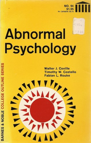 Stock image for Abnormal Psychology (College Outline) for sale by ThriftBooks-Atlanta