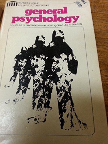 Beispielbild fr General Psychology (College Outline) zum Verkauf von Wonder Book