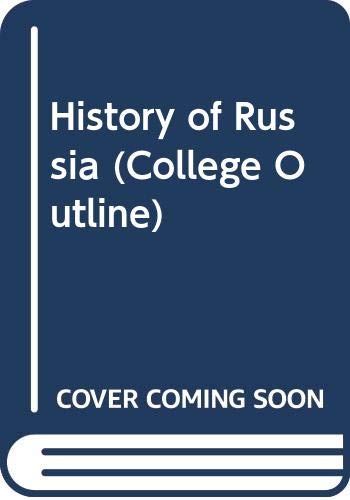 Stock image for History of Russia: A Summary of Events From Earliest Times With Chronological Table, Bibliography, Maps, and Charts for sale by Faith In Print