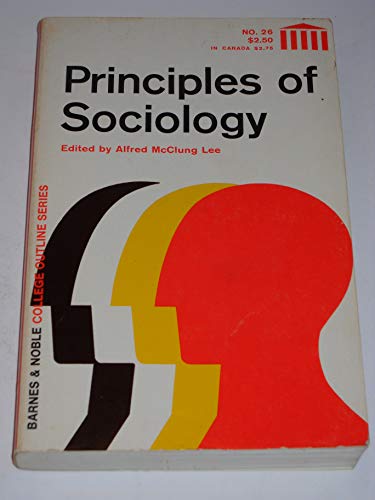 9780389001157: Principles of Sociology (College Outline)