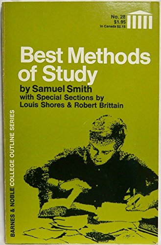 9780389001225: Best methods of study (College outline series, no. 28)