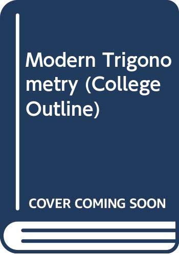 Stock image for Modern Trigonometry (College Outline) for sale by HPB-Red