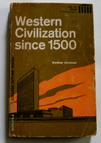 Stock image for Western Civilization Since 1500 for sale by M & M Books
