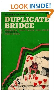 Beispielbild fr The Complete Book of Duplicate Bridge zum Verkauf von HPB-Ruby