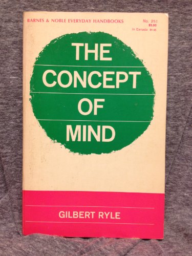 9780389002321: The Concept of Mind (Senior Series.)