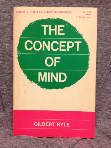 9780389002321: The Concept of Mind