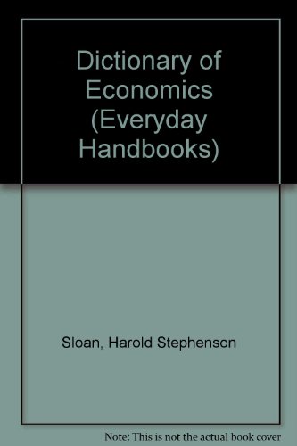 Imagen de archivo de Dictionary of Economics a la venta por gearbooks