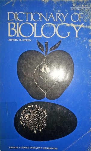 9780389003335: Title: Dictionary of biology Everyday handbooks no 321