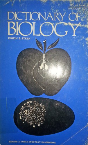 9780389003335: Dictionary of biology (Everyday handbooks, no. 321)