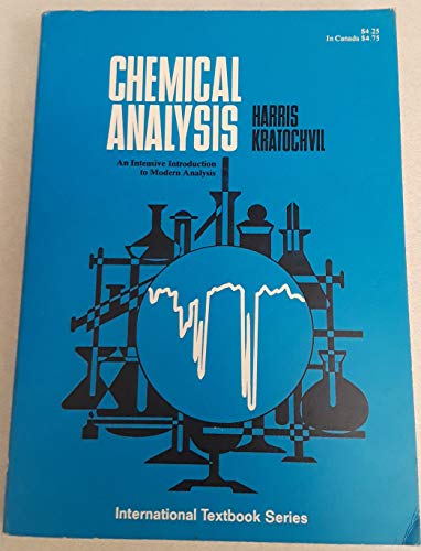 9780389004585: Chemical Analysis: An Intensive Introduction to Modern Analysis
