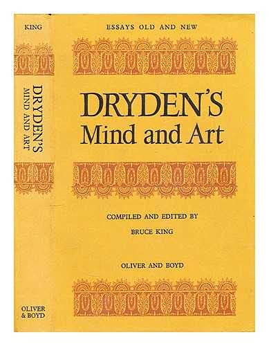 9780389039853: Drydens Mind and Art