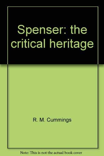 Beispielbild fr Spenser: the critical heritage, (The Critical heritage series) zum Verkauf von Books From California