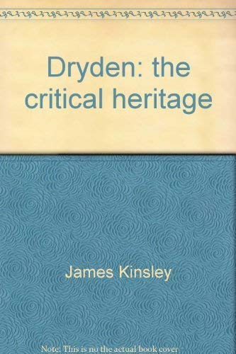 Beispielbild fr Dryden: the critical heritage (The Critical heritage series) zum Verkauf von Wonder Book