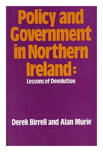 9780389200192: Policy and Government in Northern Ireland: Lessons of Devotion