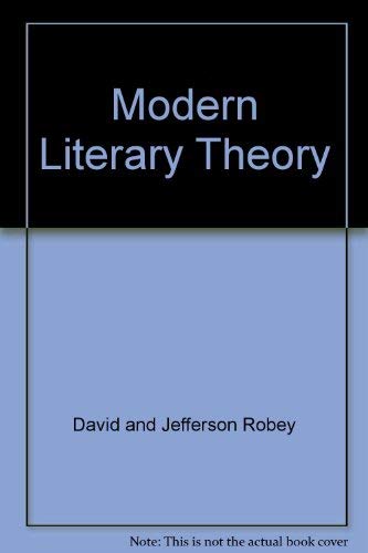 Stock image for Modern literary theory, a comparative introduction for sale by Midtown Scholar Bookstore