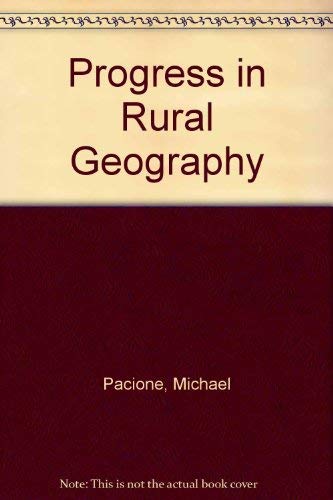 Imagen de archivo de Progress in Rural Geography a la venta por Alphaville Books, Inc.