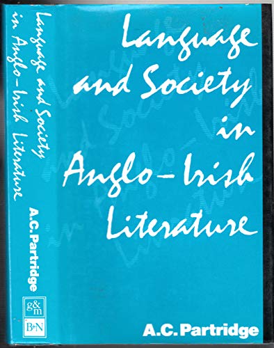 Imagen de archivo de Language and Society in Anglo-Irish Literature a la venta por Books From California