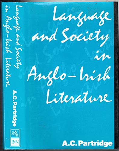 Stock image for Language and Society in Anglo-Irish Literature for sale by Books From California