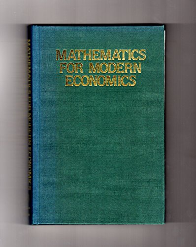 Stock image for Mathematics for Modern Economics for sale by Anybook.com