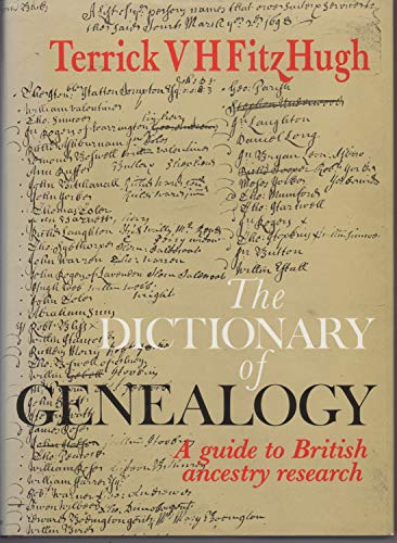 Imagen de archivo de The dictionary of genealogy a la venta por HPB-Movies