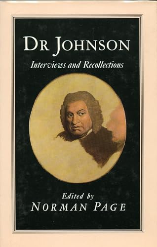 Imagen de archivo de Dr. Johnson: Interviews and Recollections a la venta por Archer's Used and Rare Books, Inc.