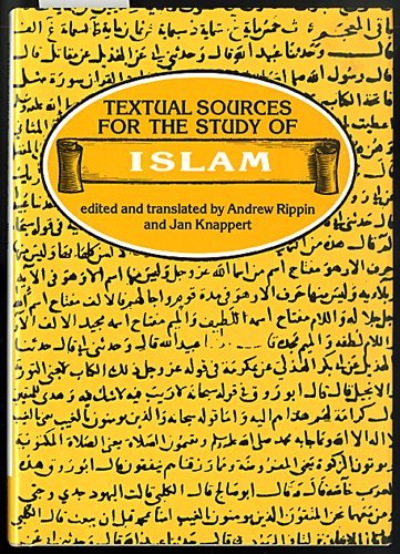Imagen de archivo de Textual Sources for the Study of Islam a la venta por ThriftBooks-Dallas