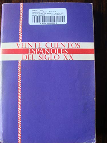 9780390031457: Veinte Cuentos Espanoles Del Siglo XX
