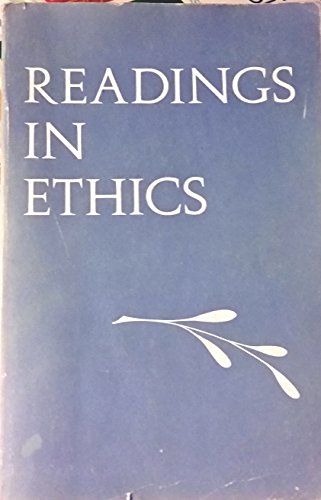 Stock image for READINGS IN ETHICS. for sale by HPB-Ruby