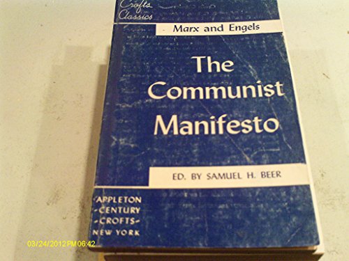 9780390229090: marx-and-engels-the-communist-manifesto-crofts-classics