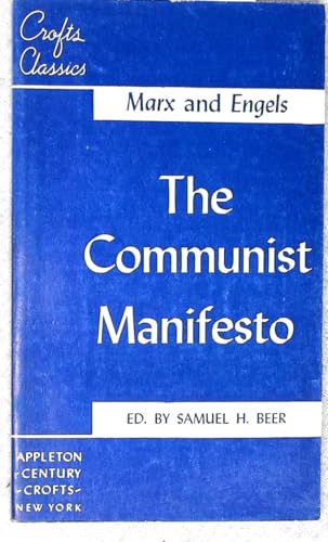 9780390229090: Marx and Engels The Communist Manifesto, Crofts Classics