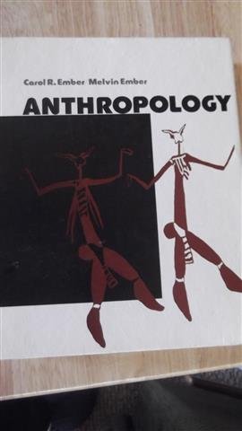 Beispielbild fr Anthropology zum Verkauf von BooksRun