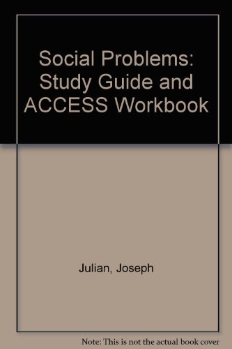 Stock image for Social Problems: Study Guide and ACCESS Workbook for sale by Top Notch Books