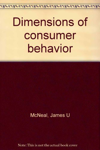 Beispielbild fr Dimensions of Consumer Behavior zum Verkauf von Better World Books