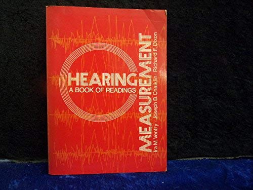 9780390899095: Hearing measurement;: A book of readings