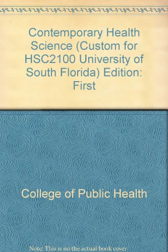 Stock image for Contemporary Health Science (HSC 2100): University of South Florida for sale by a2zbooks