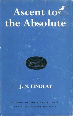 9780391000735: Ascent to the absolute: metaphysical papers and lectures (Muirhead library of philosophy)