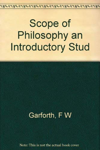 9780391001862: Scope of Philosophy an Introductory Stud