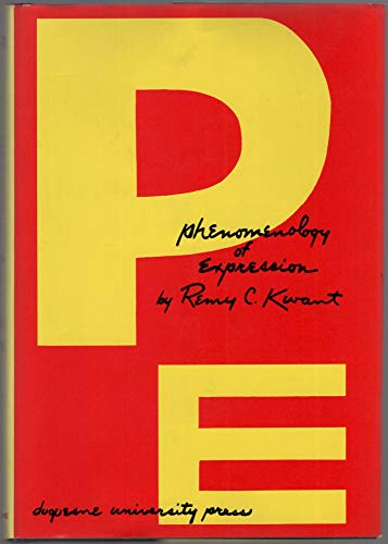 Imagen de archivo de Phenomenology of expression a la venta por PlumCircle