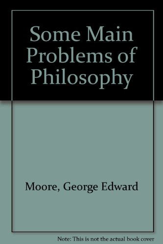 Imagen de archivo de Some Main Problems of Philosophy a la venta por Solr Books