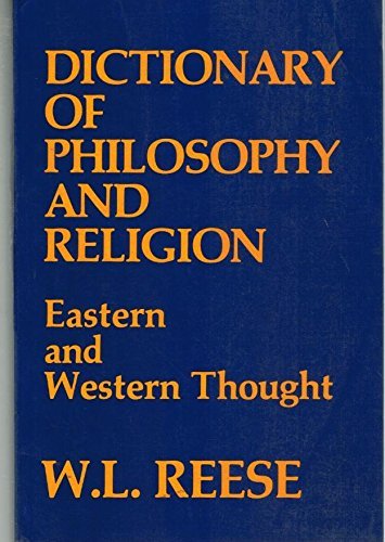 Beispielbild fr Dictionary of Philosophy and Religion : Eastern and Western Thought zum Verkauf von Better World Books