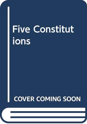 9780391009677: Five Constitutions