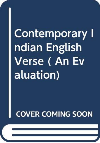 Beispielbild fr Contemporary Indian English Verse ( An Evaluation) zum Verkauf von Zubal-Books, Since 1961