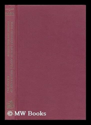 9780391023833: Annual Biography of British and Irish History, 1980