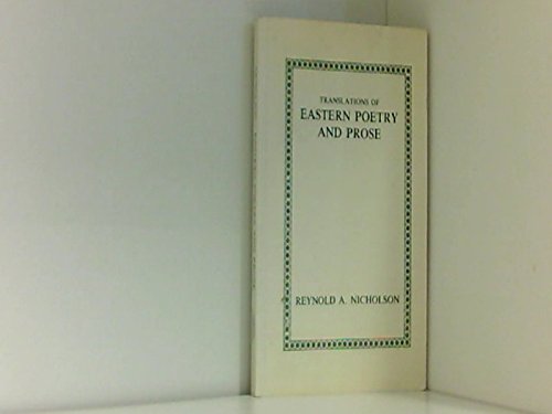 Imagen de archivo de Translations of Eastern poetry and prose a la venta por Books From California